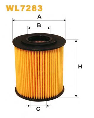 Filtro de aceite WL7283 WIX
