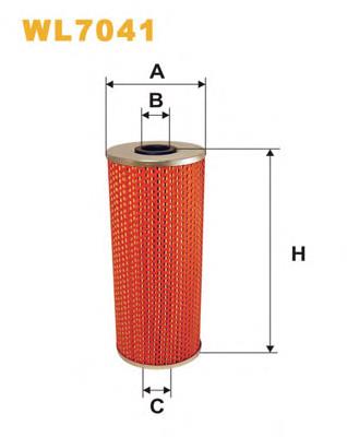 WL7041 WIX filtro de aceite