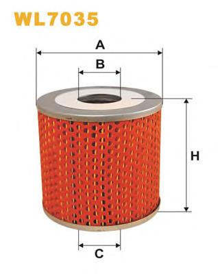 WL7035 WIX filtro de aceite