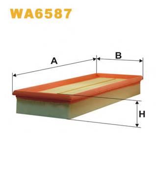 Comprar WA6587 WIX Filtro de aire