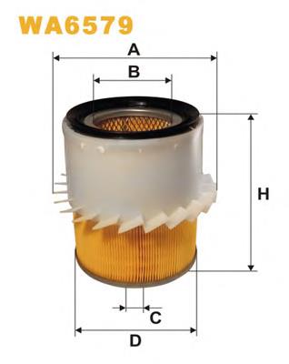 Filtro aire WIX WA6579