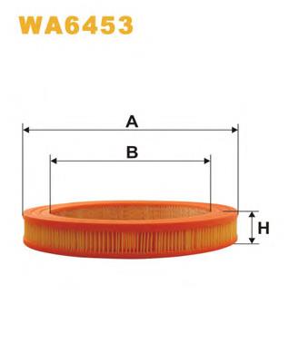 WA6453 WIX Filtro de aire de motor