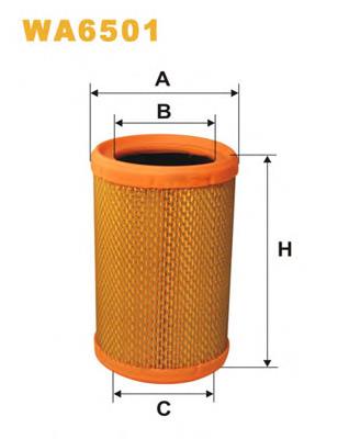 Filtro de aire WA6501 WIX