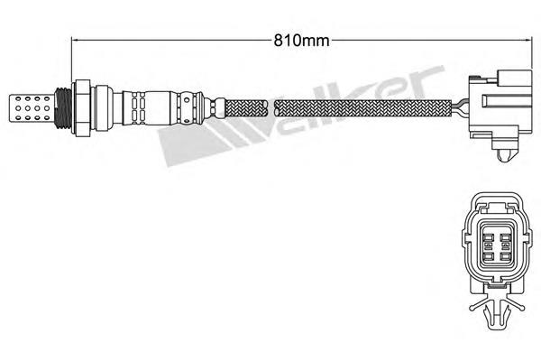 25024128 Walker sonda lambda sensor de oxigeno para catalizador