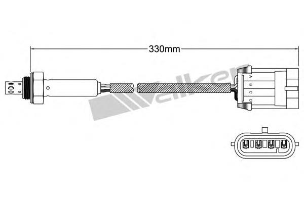 25024807 Walker sonda lambda