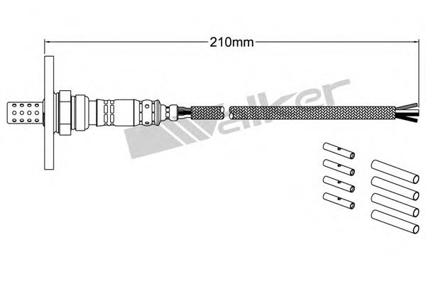 25024050 Walker sonda lambda sensor de oxigeno para catalizador