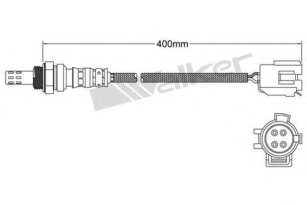 25024942 Walker sonda lambda sensor de oxigeno para catalizador