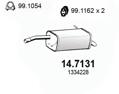 08.685 Polmostrow silenciador posterior