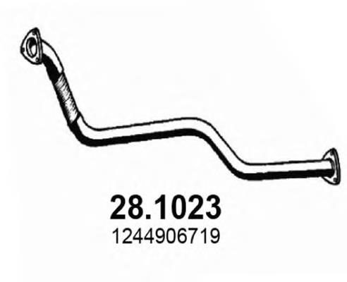 A1244906719 Mercedes tubo de admisión del silenciador de escape delantero