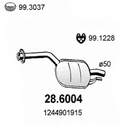 28.6004 Asso silenciador del medio