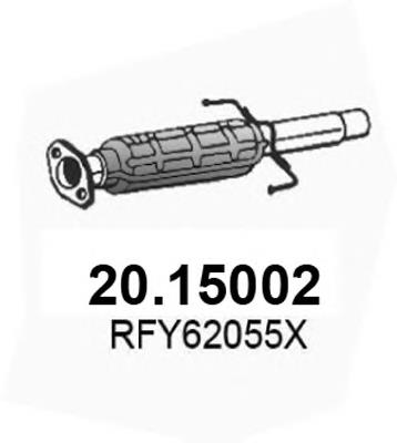 Catalizador RFY62055XA Mazda