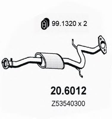 20.6012 Asso silenciador del medio