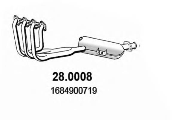 Comprar A1684900719 Mercedes Catalizador