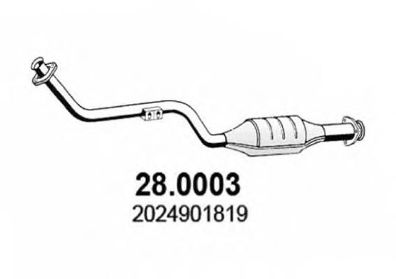 Convertidor catalítico Mercedes C 