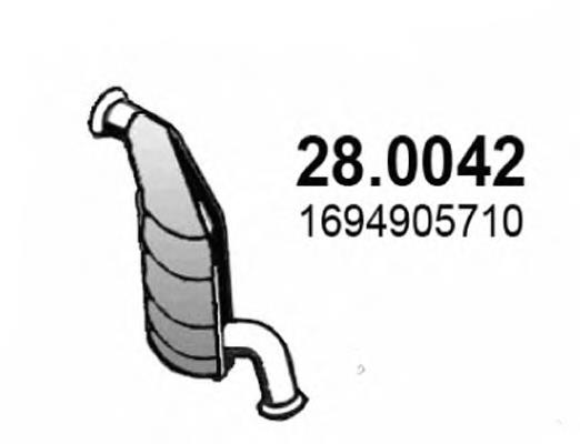 A1694905710 Mercedes Catalizador de gasolina y diésel