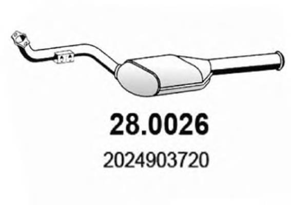 Catalizador Mercedes C sedán (W202) (1993 - 2000) precio, desde 60,50 EUR