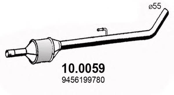 10.0059 Asso silenciador delantero