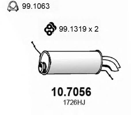 Comprar 135547 Bosal Silenciador trasero