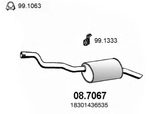 Silenciador trasero Polmostrow 0335 precio, desde 77,06 EUR