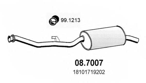 0057G34 Polmostrow silenciador posterior