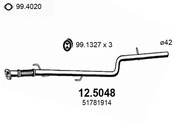 Silenciador central Fiat/Alfa/Lancia 51781914 precio, desde 87,95 EUR