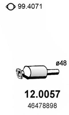 120057 Asso Catalizador de gasolina y diésel