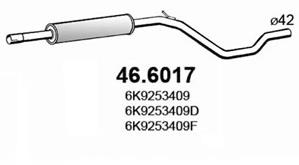 3075 Asmet silenciador del medio