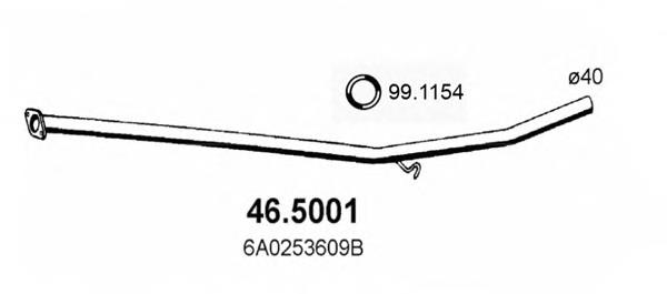 46.5001 Asso silenciador posterior