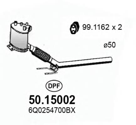 Filtro hollín VAG 6Q0254700BX precio, desde 574,99 EUR