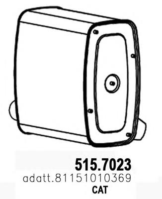 Silenciador trasero MAN 81151010370 precio, desde 48,70 EUR