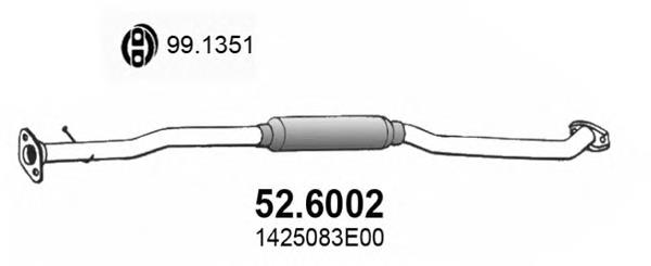 52.6002 Asso silenciador del medio