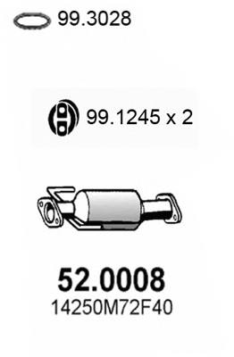 Comprar 14250M72F40 Suzuki Catalizador
