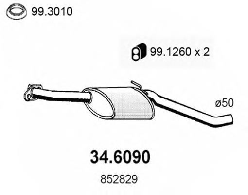 17.227 Polmostrow silenciador del medio