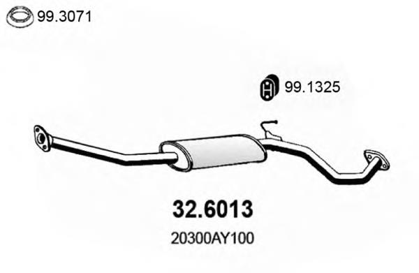 32.6013 Asso silenciador del medio