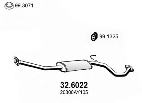 32.6022 Asso silenciador del medio