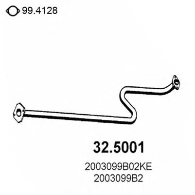 32.5001 Asso silenciador del medio