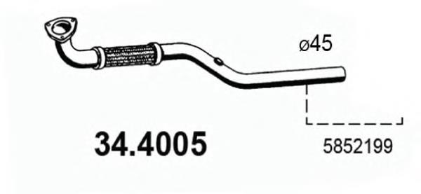 BS 853-957 FPS silenciador del medio