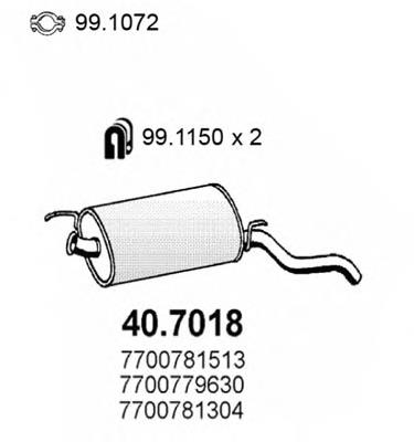 Comprar 200165 Bosal Silenciador trasero