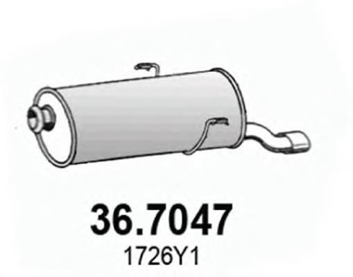 36.7047 Asso silenciador posterior