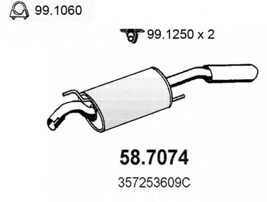 FP 9537 G31 FPS silenciador posterior