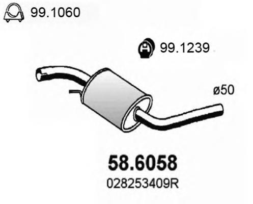 58.6058 Asso silenciador del medio