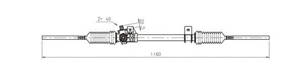 RE4010 General Ricambi cremallera de dirección