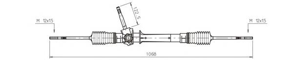 OP4035 General Ricambi Cremallera caja de direccion