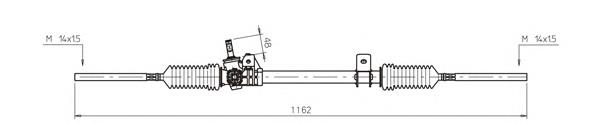 RE4032 General Ricambi cremallera de dirección