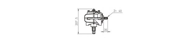 5029415 Ford engranaje de dirección (reductor)