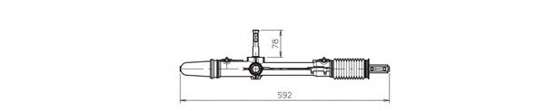 CI4036 General Ricambi cremallera de dirección