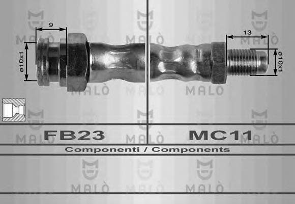Comprar 7701349336 Renault (RVI) Latiguillos de freno delantero