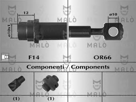 Latiguillo de freno delantero T59086 Brembo