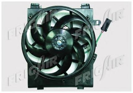 05071009 Frig AIR difusor de radiador, ventilador de refrigeración, condensador del aire acondicionado, completo con motor y rodete