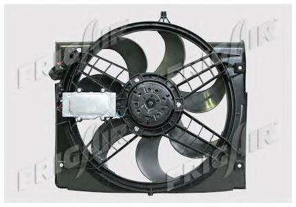 05022014 Frig AIR difusor de radiador, ventilador de refrigeración, condensador del aire acondicionado, completo con motor y rodete
